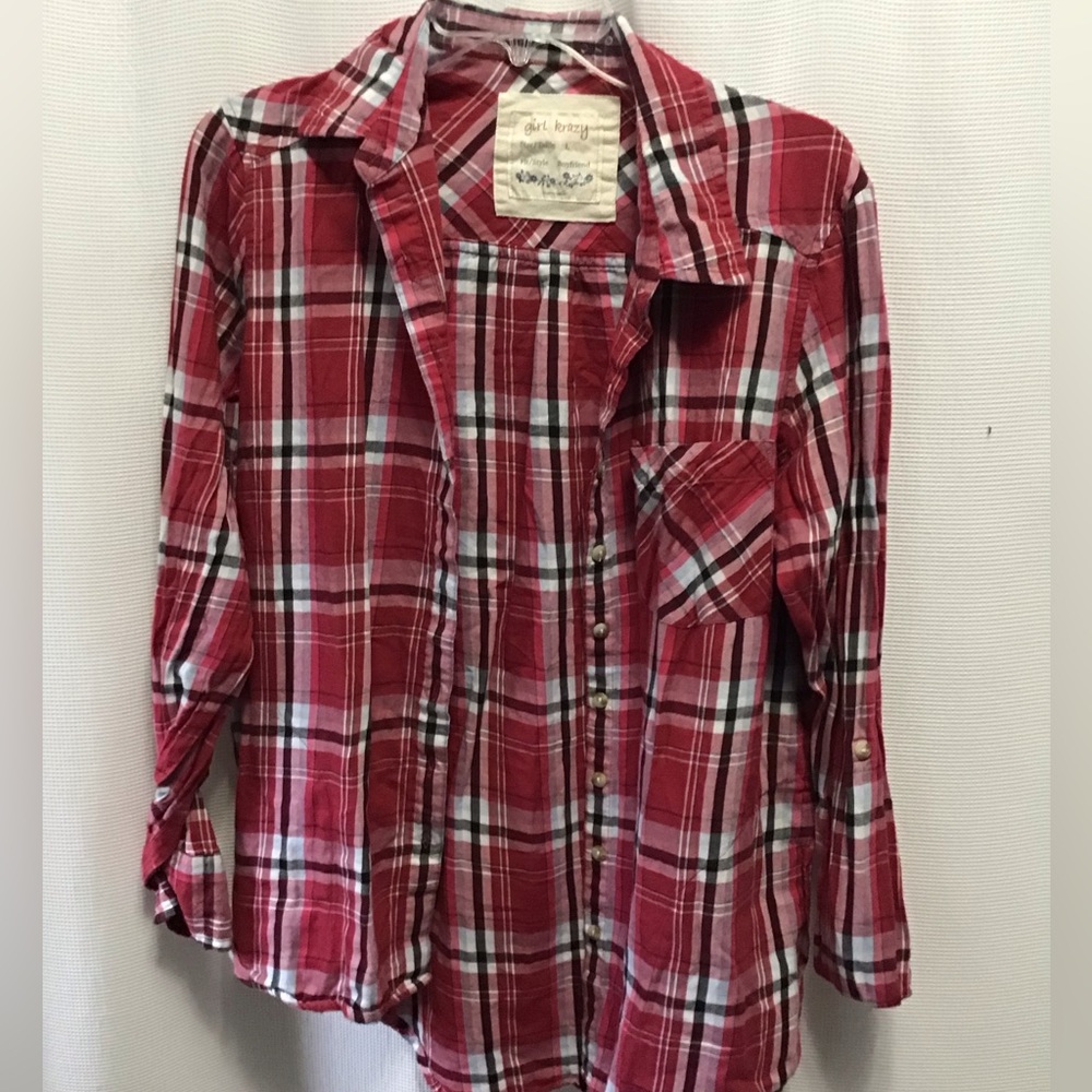 Girl Krazy boyfriend flannel
